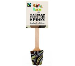 Cocoa Loco Marbled Hot Chocolate Spoon 30g (Organic & Fairtrade)