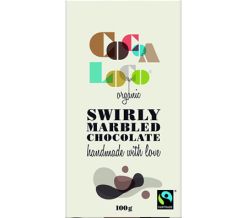 Cocoa Loco Marbled Chocolate Bar 100g (Organic & Fairtrade)